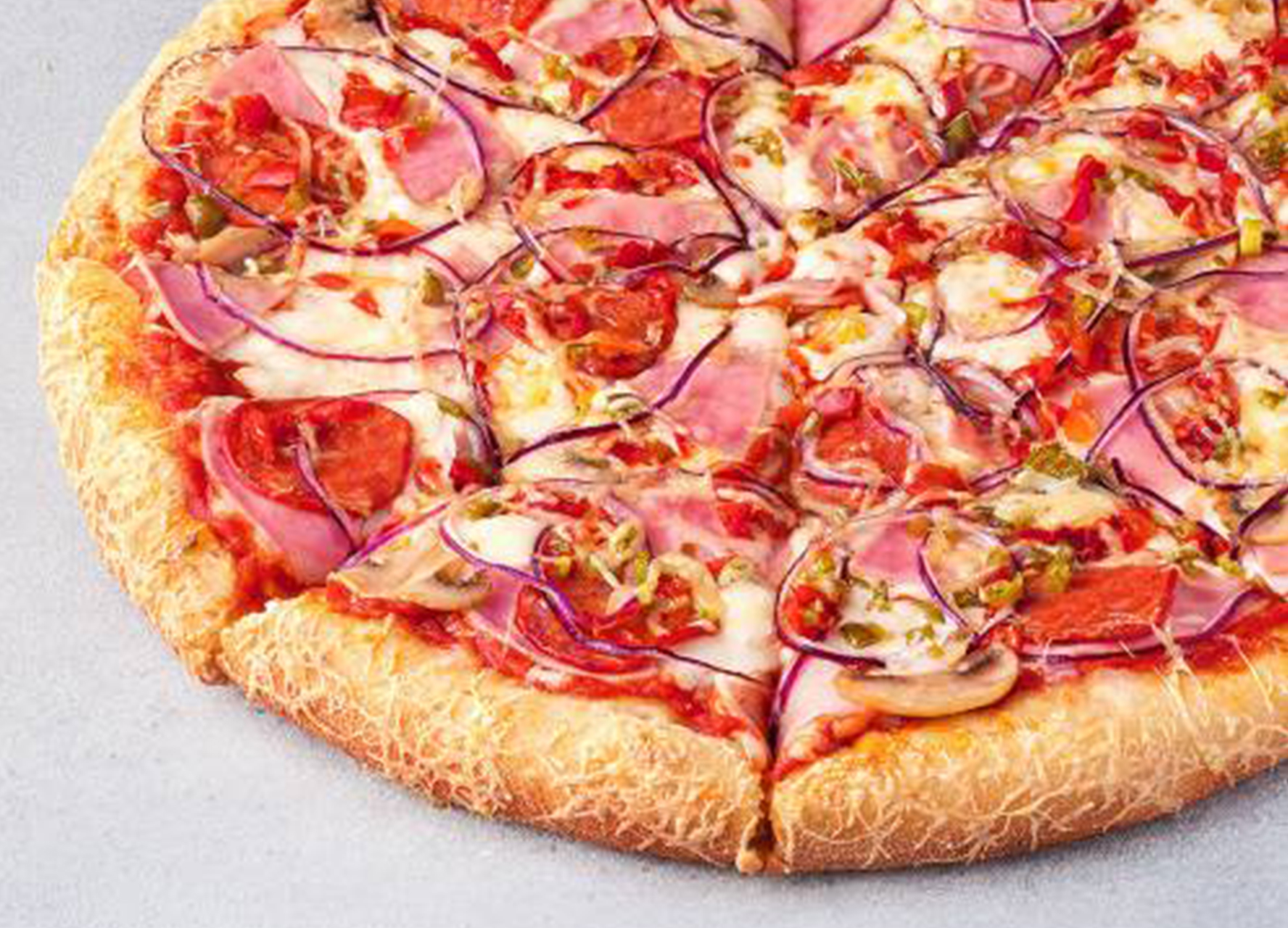 Пицца Дракон 40 см на толстом с сыром