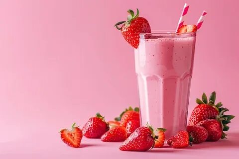 Коктель клубничный