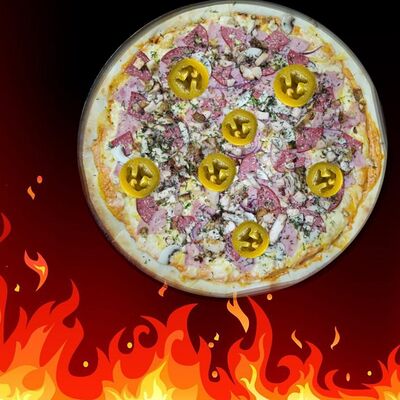 Острая Мясная халапеньо
