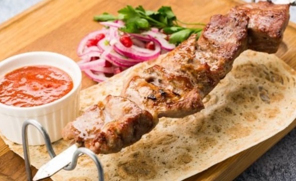 Шашлык из свиной шеи