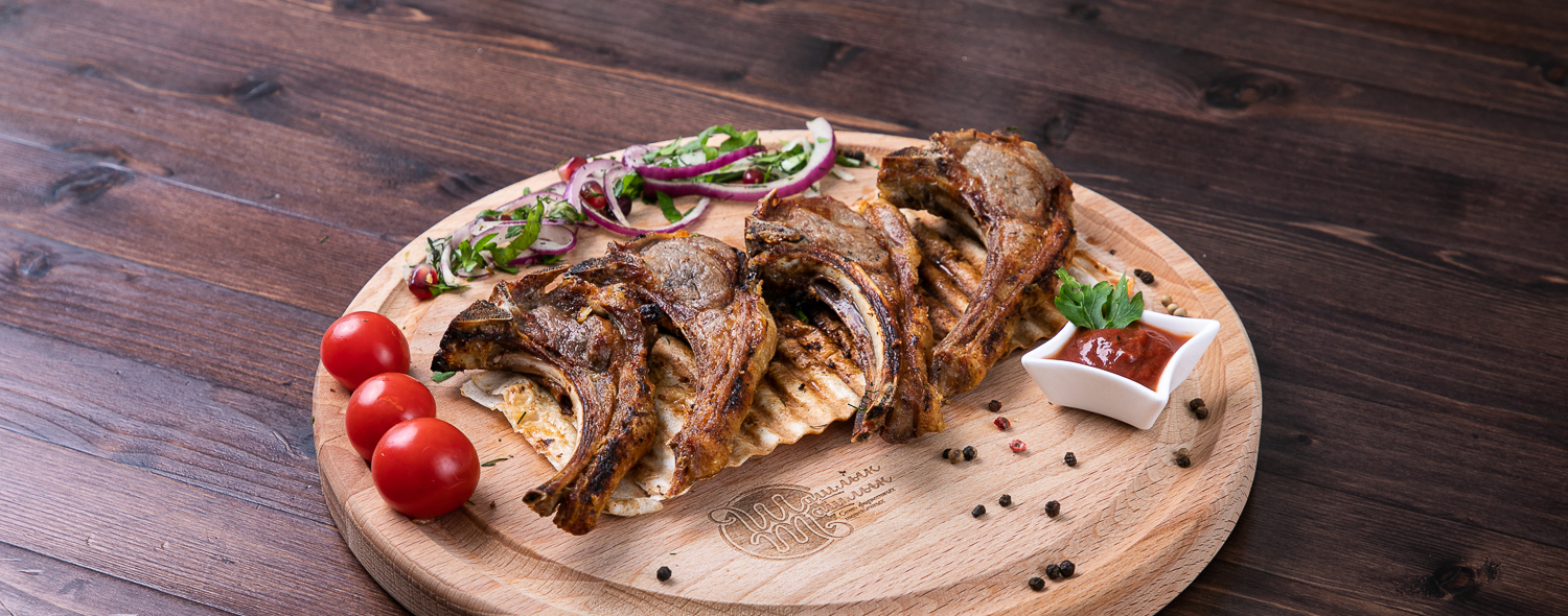 Шашлык из каре ягненка
