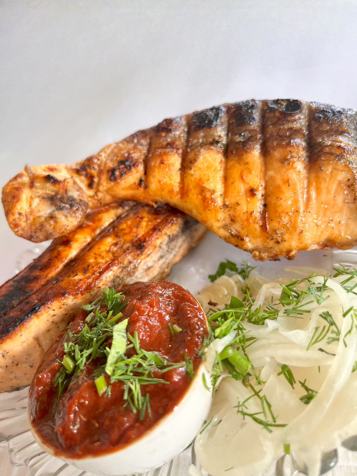 Семга нга углях