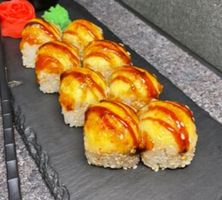 Запеченный с мидиями в кунжуте Max