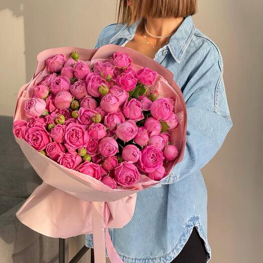 Кустовые пионовидные розы мини пионы