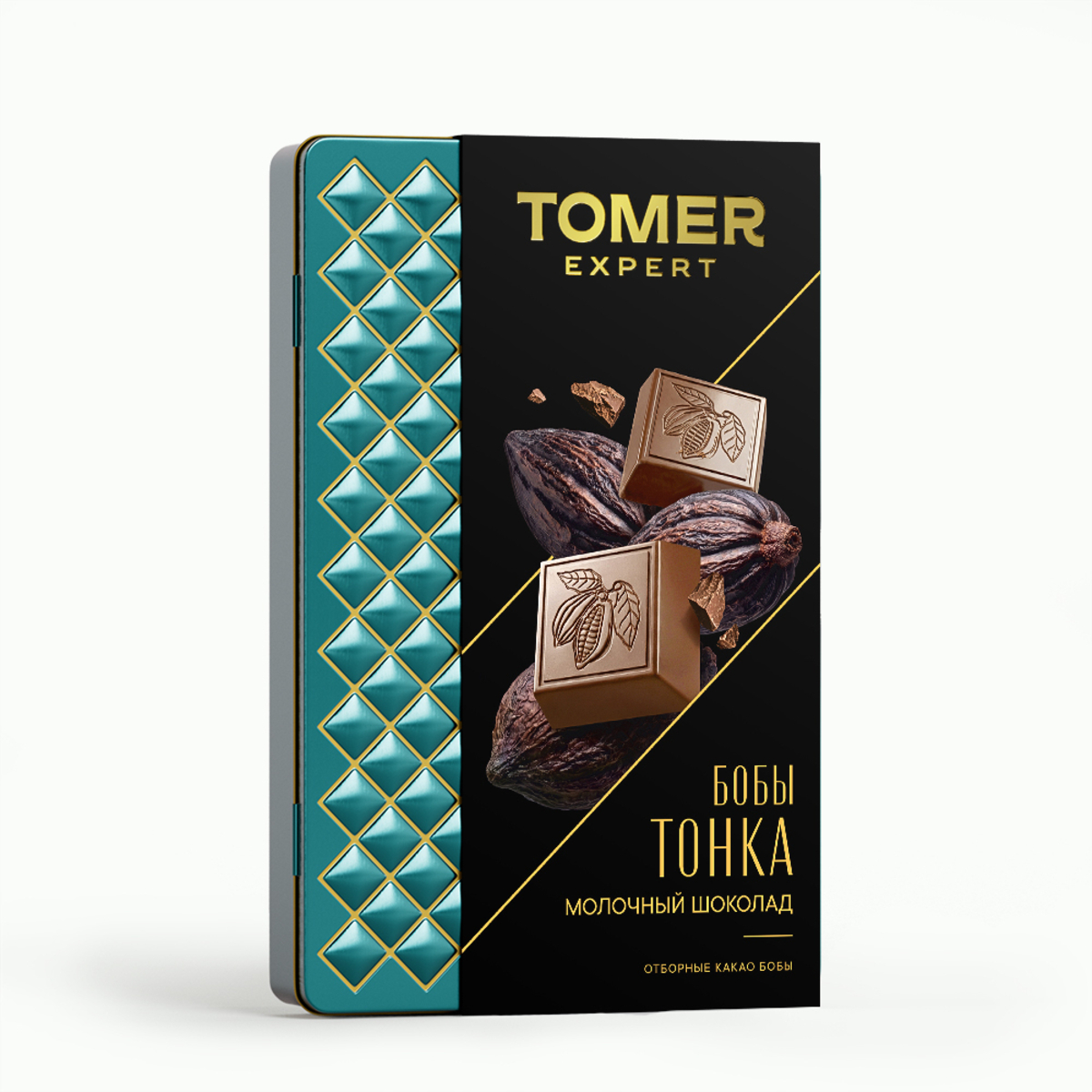 Шоколад молочный TOMER EXPERT «Бобы Тонка»