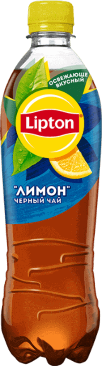 Чай Lipton Черный Лимон в бутылке 0,5 л