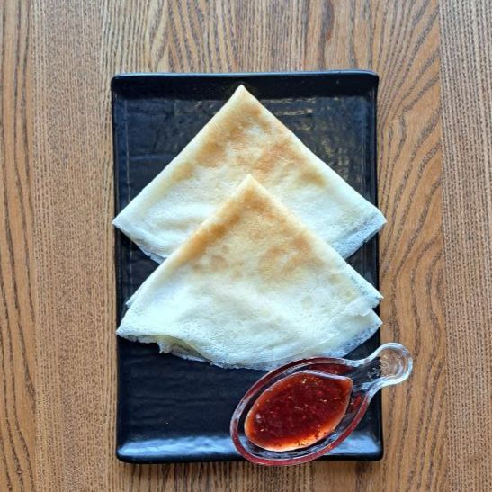 Блинчики 2 шт (джем/сгущёнка/сметана на выбор)