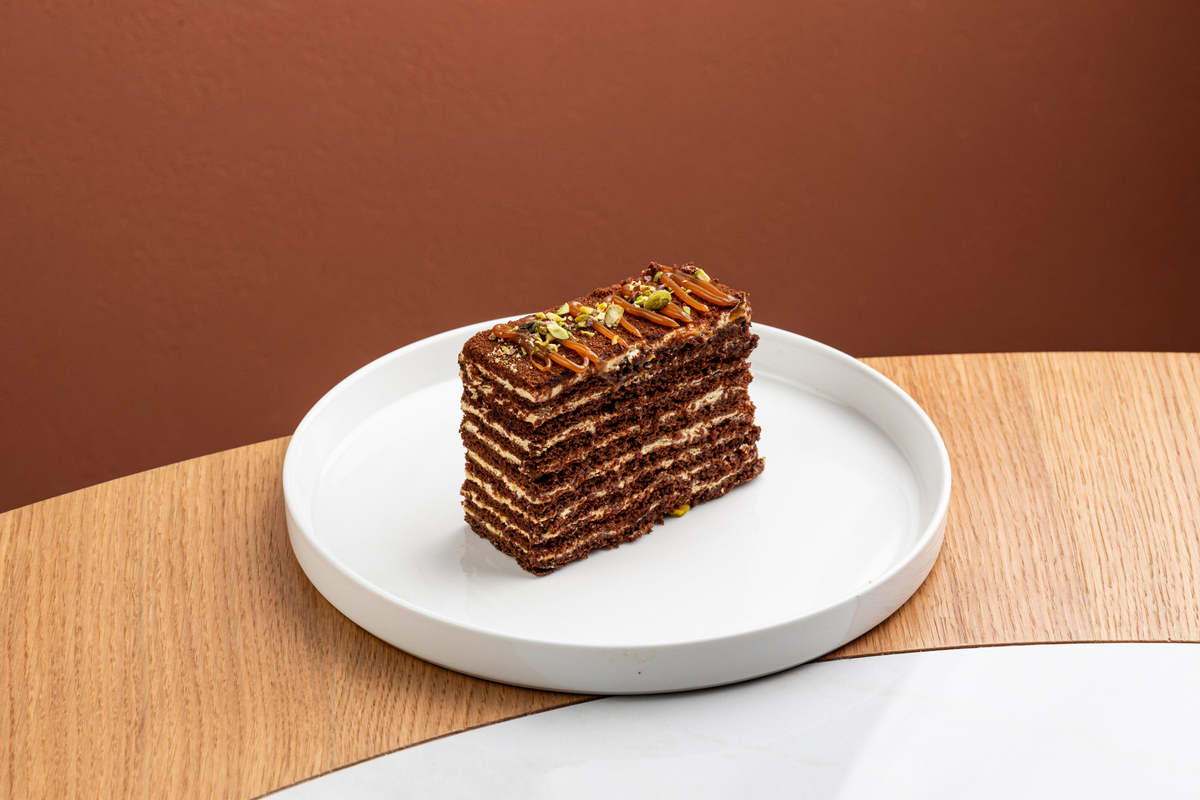 Шоколадный медовик