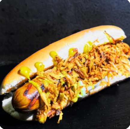 Хот-дог японский с сосиской из цыпленка