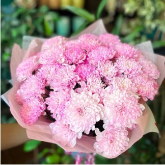 Букет для мамы "Пышная хризантема"