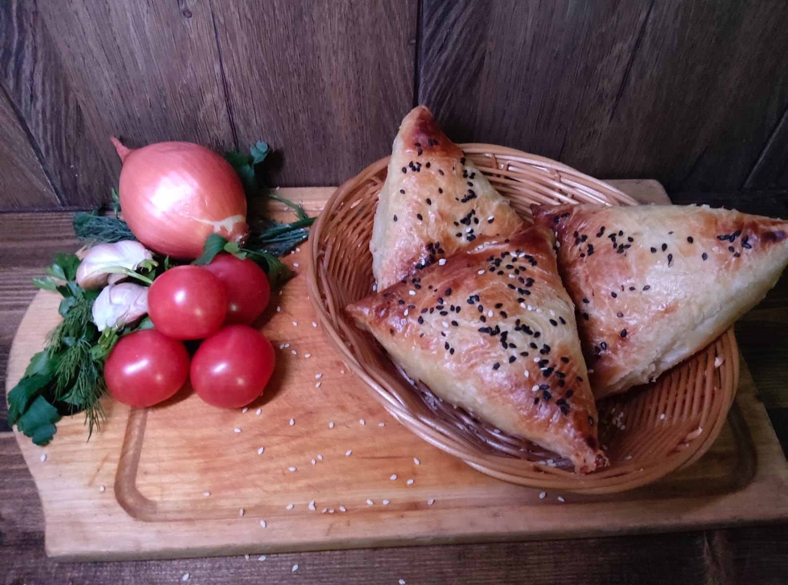 Самса куриная, домашняя