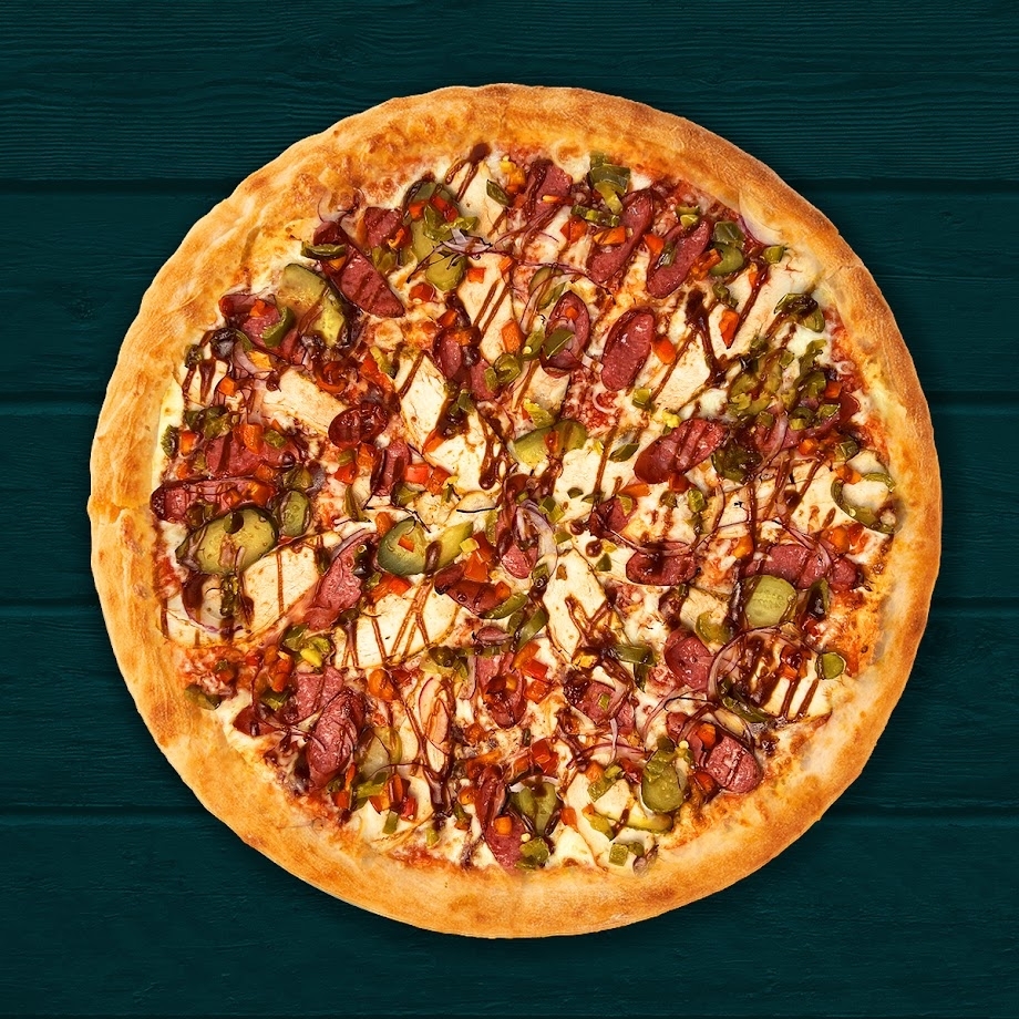 Пицца Охотничья с характером 30 см