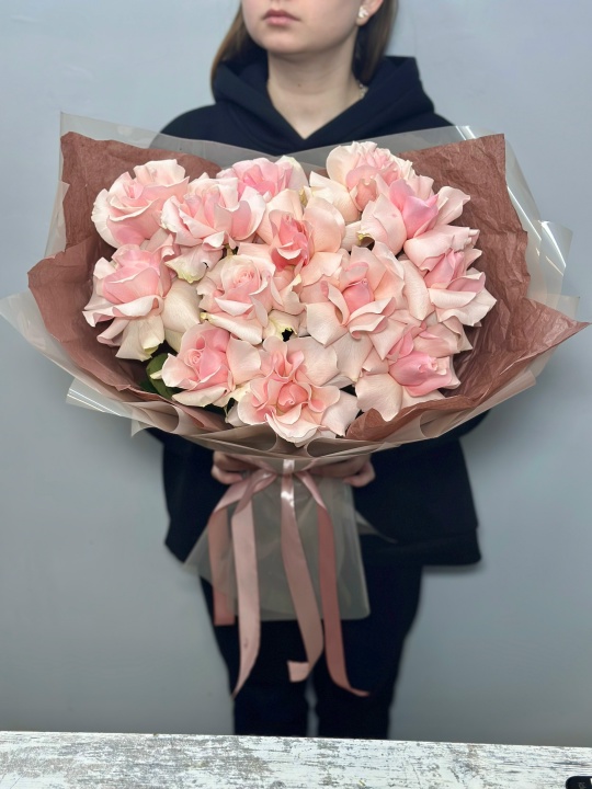 Монобукет из французских роз