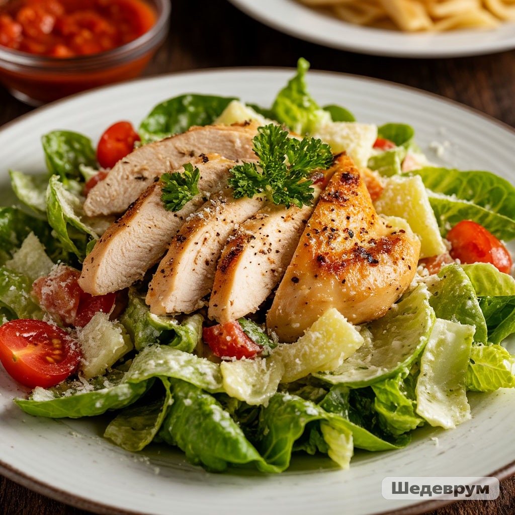 Цезарь с курицей