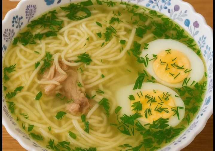 Лапша с курицей