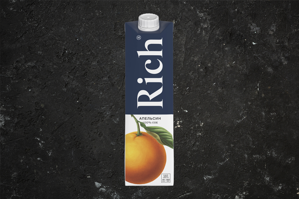 Сок Апельсиновый пакет. 1 л