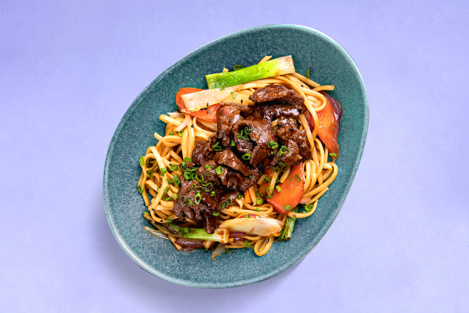 Вок удон с говядиной