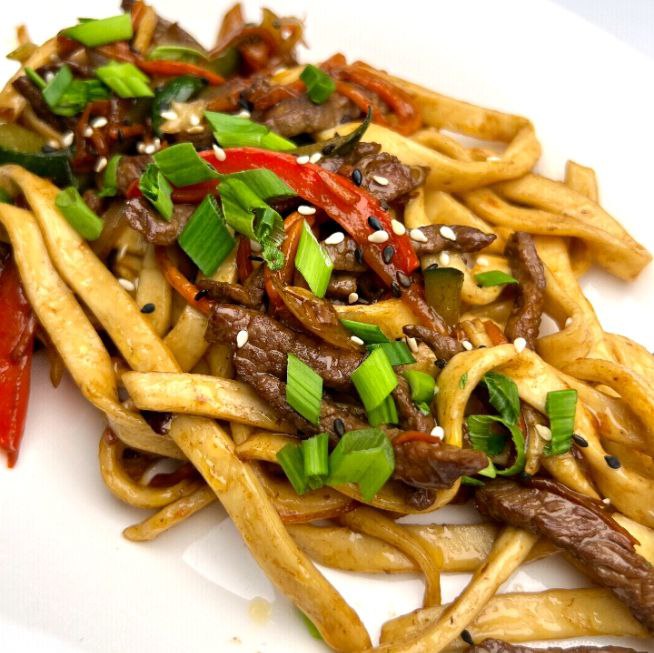 WOK с говядиной