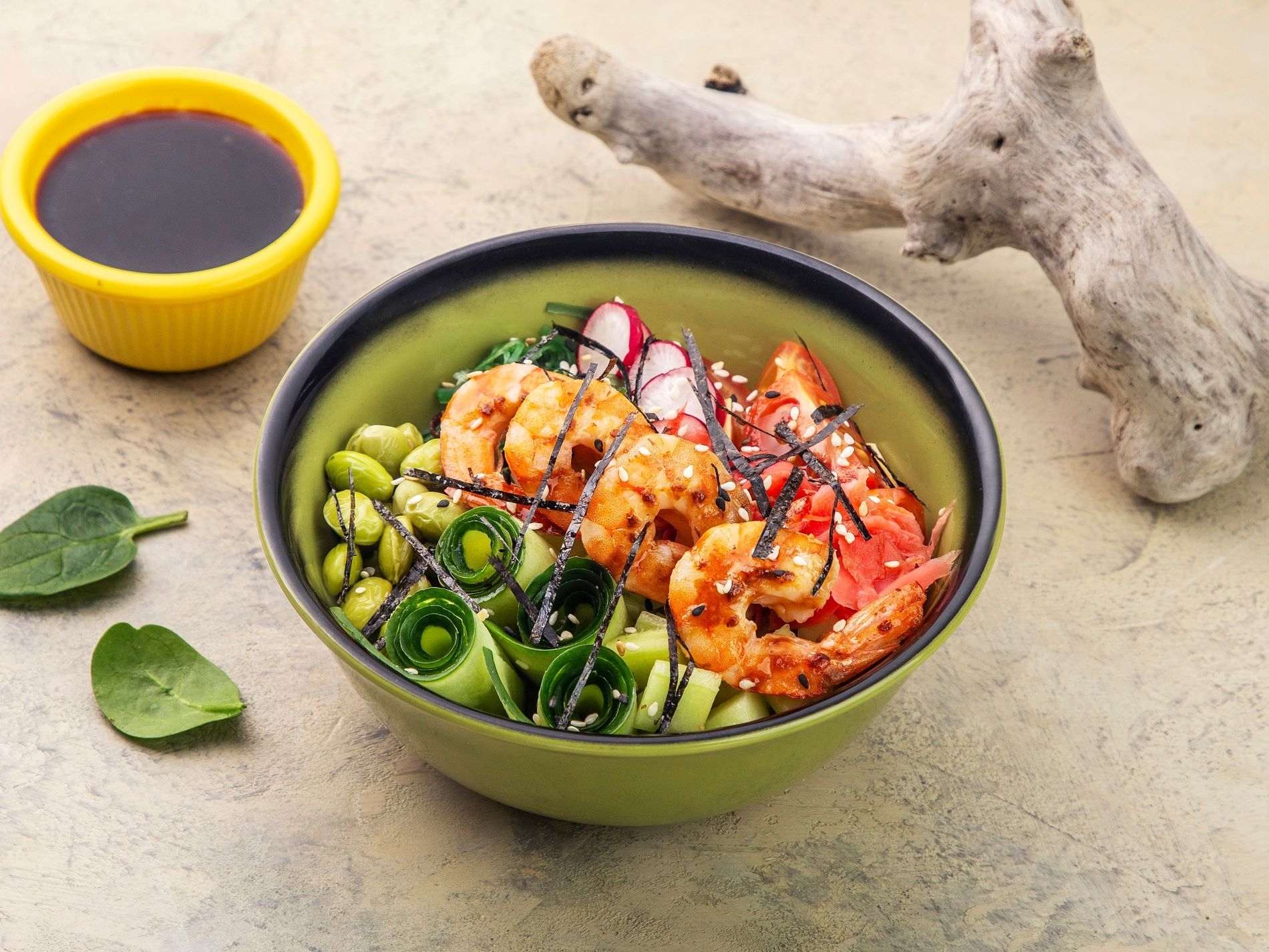 Поке с креветкой