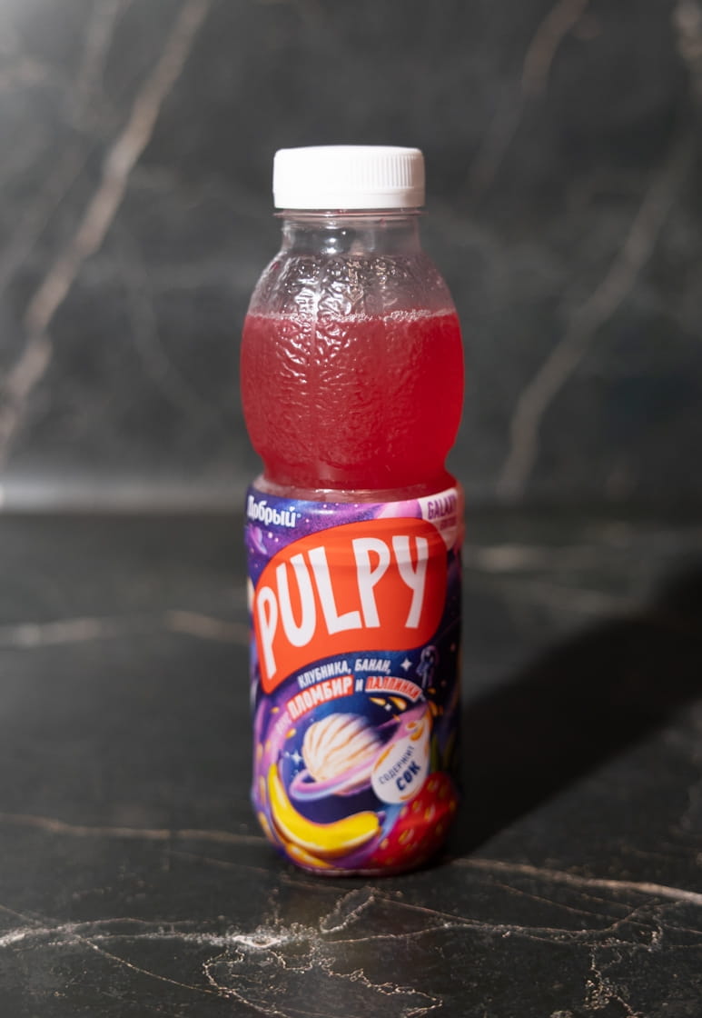 Добрый Pulpy Клубника-Банан-Пломбир