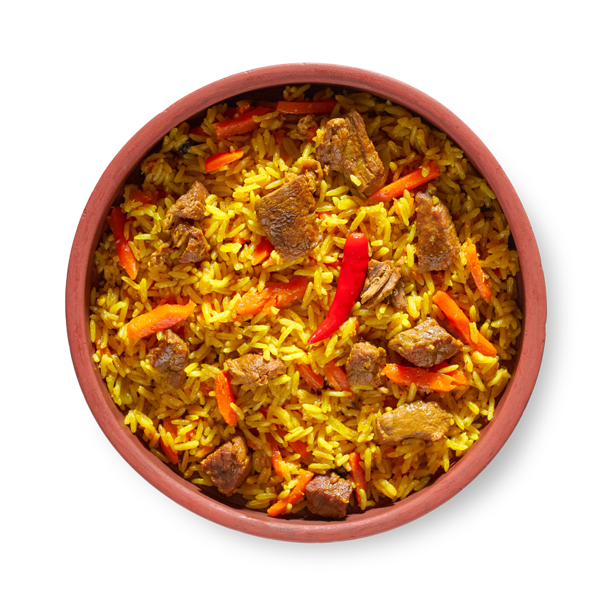 Плов с говядиной