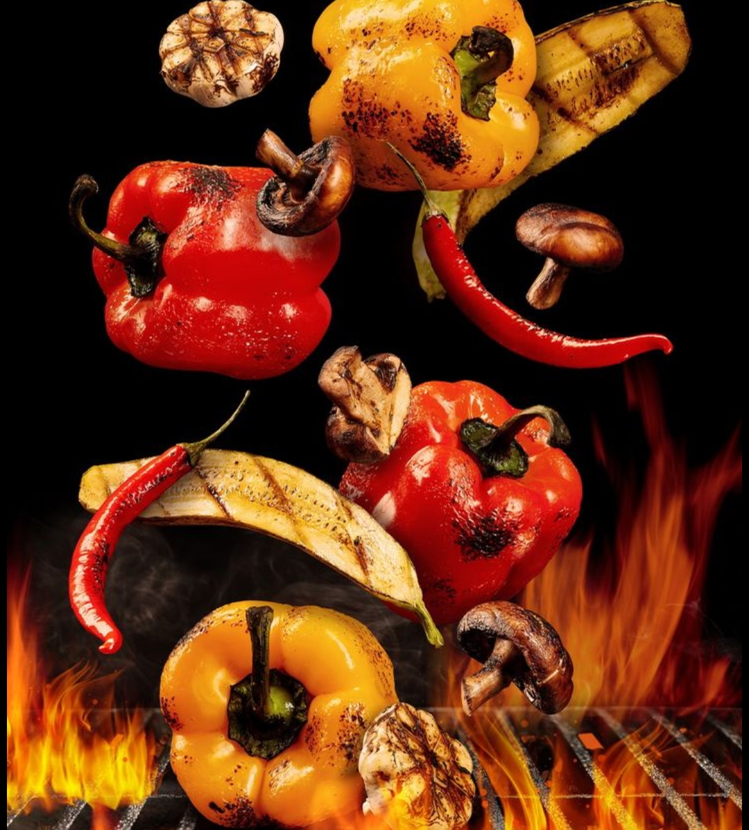 Микс овощей на углях