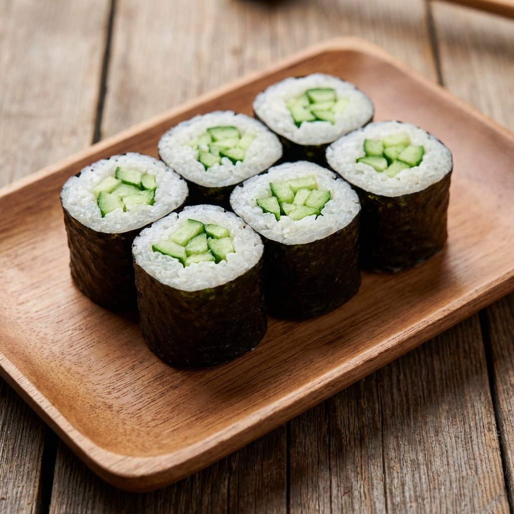 Классический ролл с огурцом