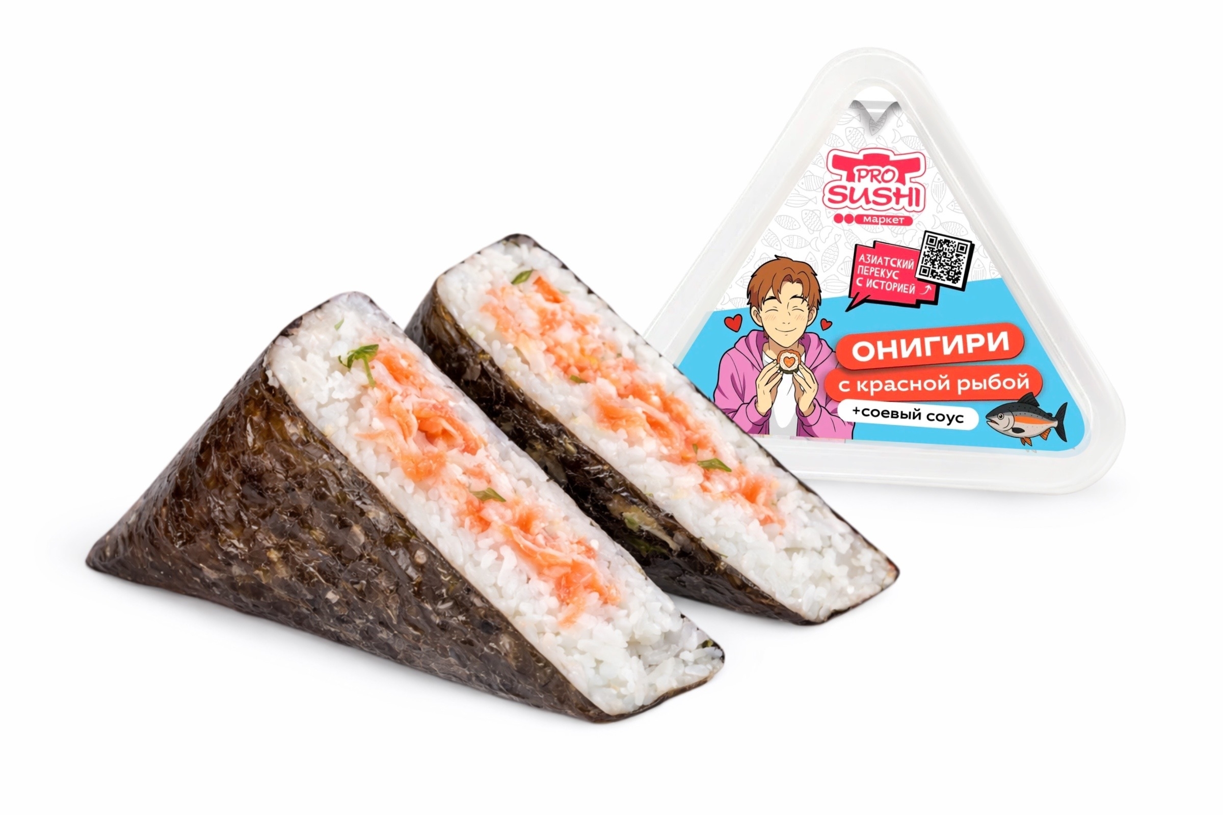 Онигири с форелью