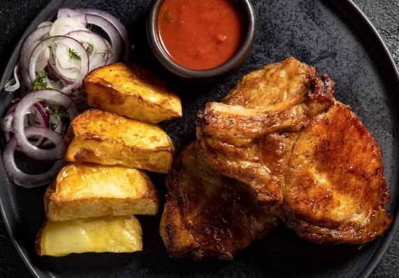 Шашлык из свиной корейки