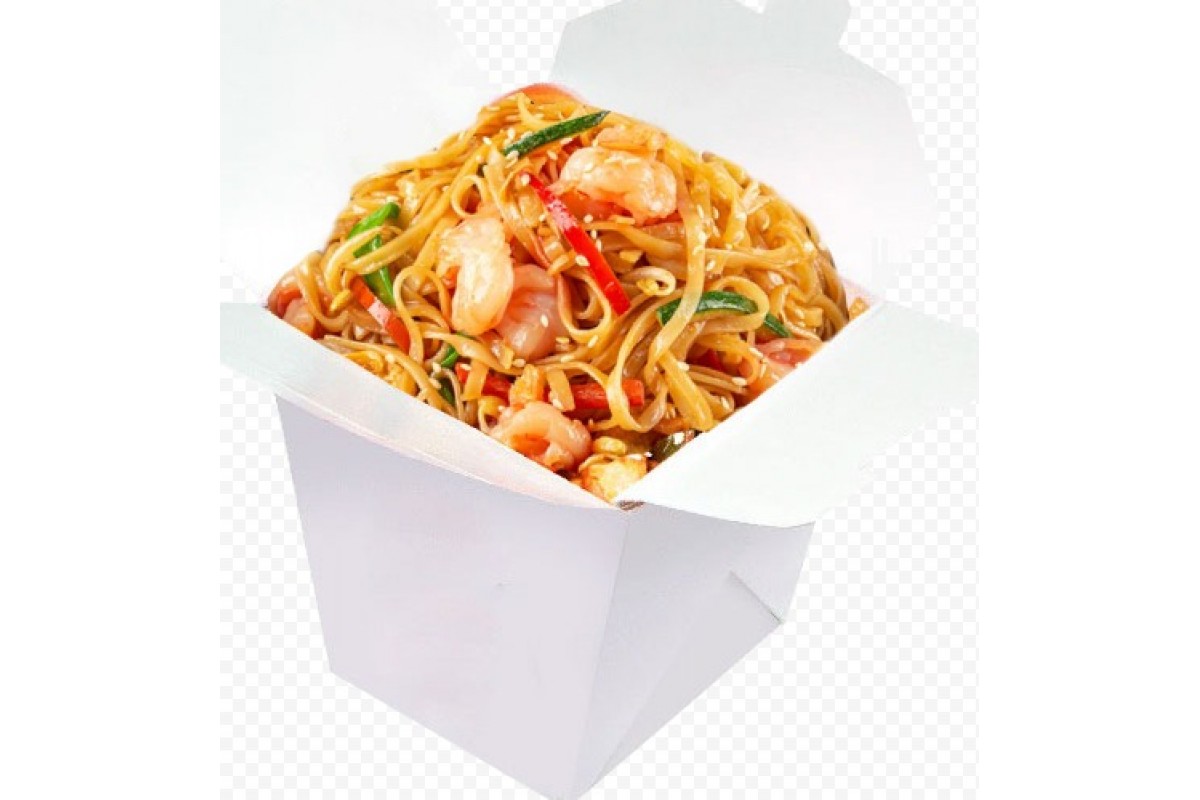 Wok c морепродуктами