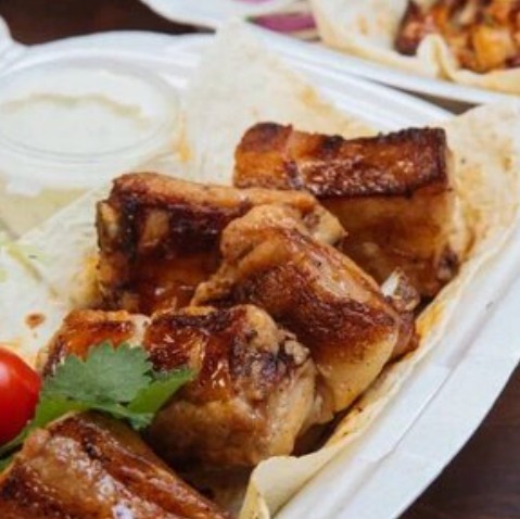 Шашлык из свиного антрекота