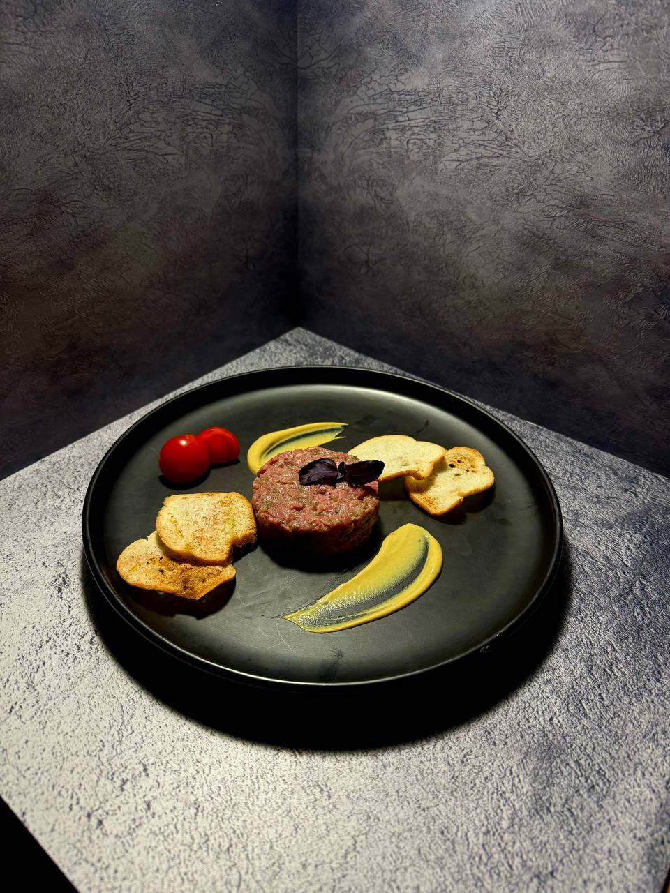 Тартар из говяжьей вырезки