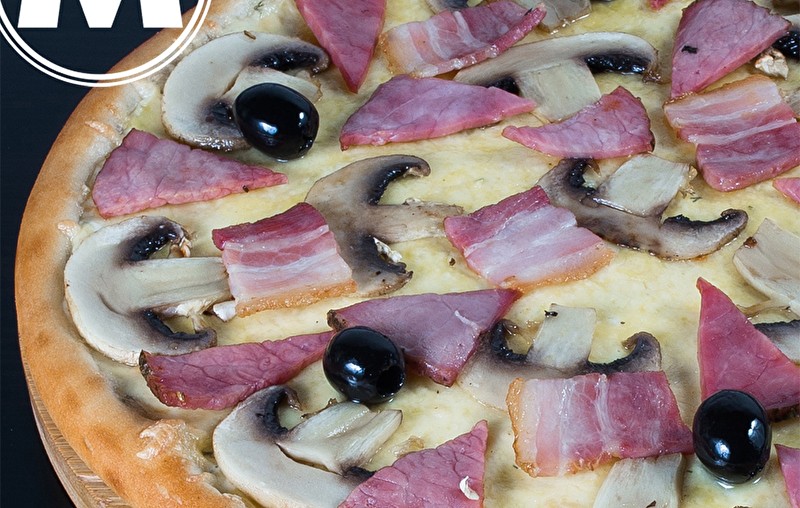 МПицца С ГРИБОЧКАМИ И МЯСОМ (Милано)28см