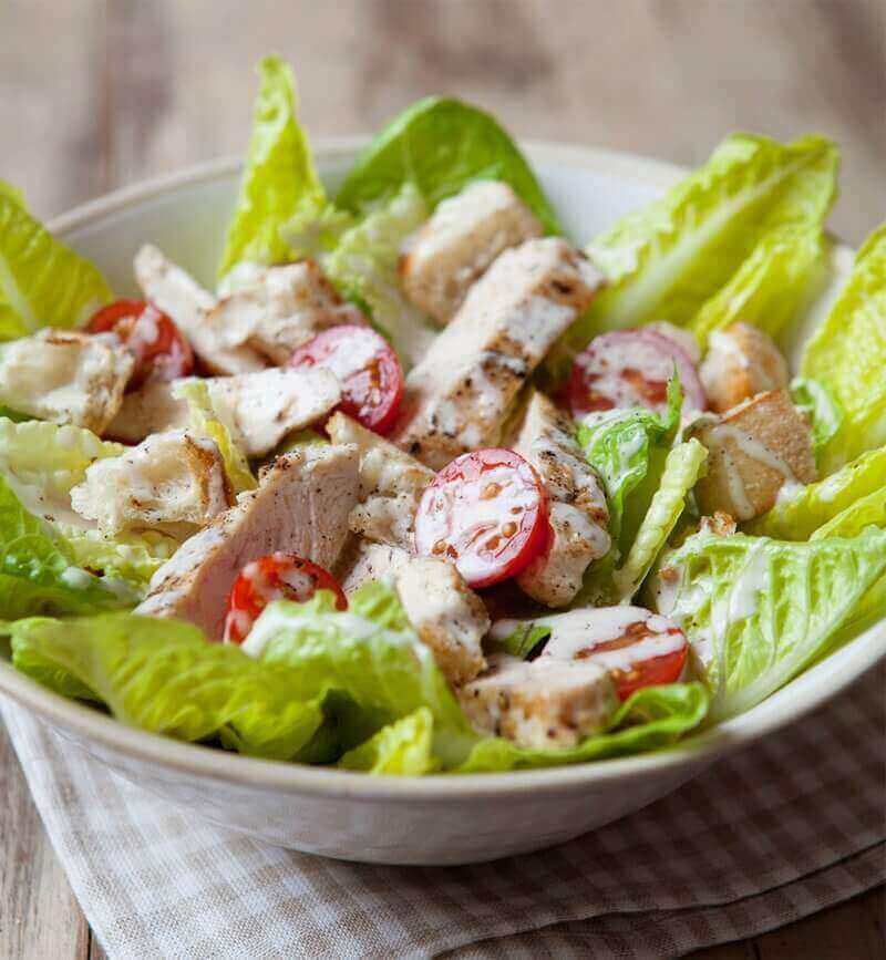 Цезарь с курицей