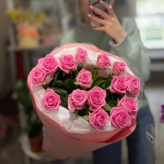 Букет розовых роз💓