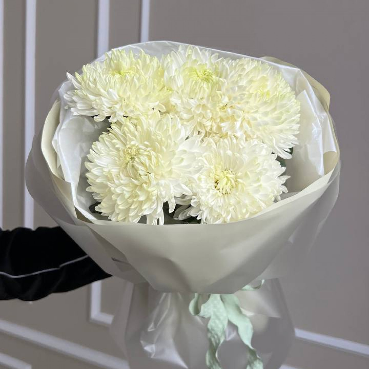 Моно букет из хризантем (предзаказ)