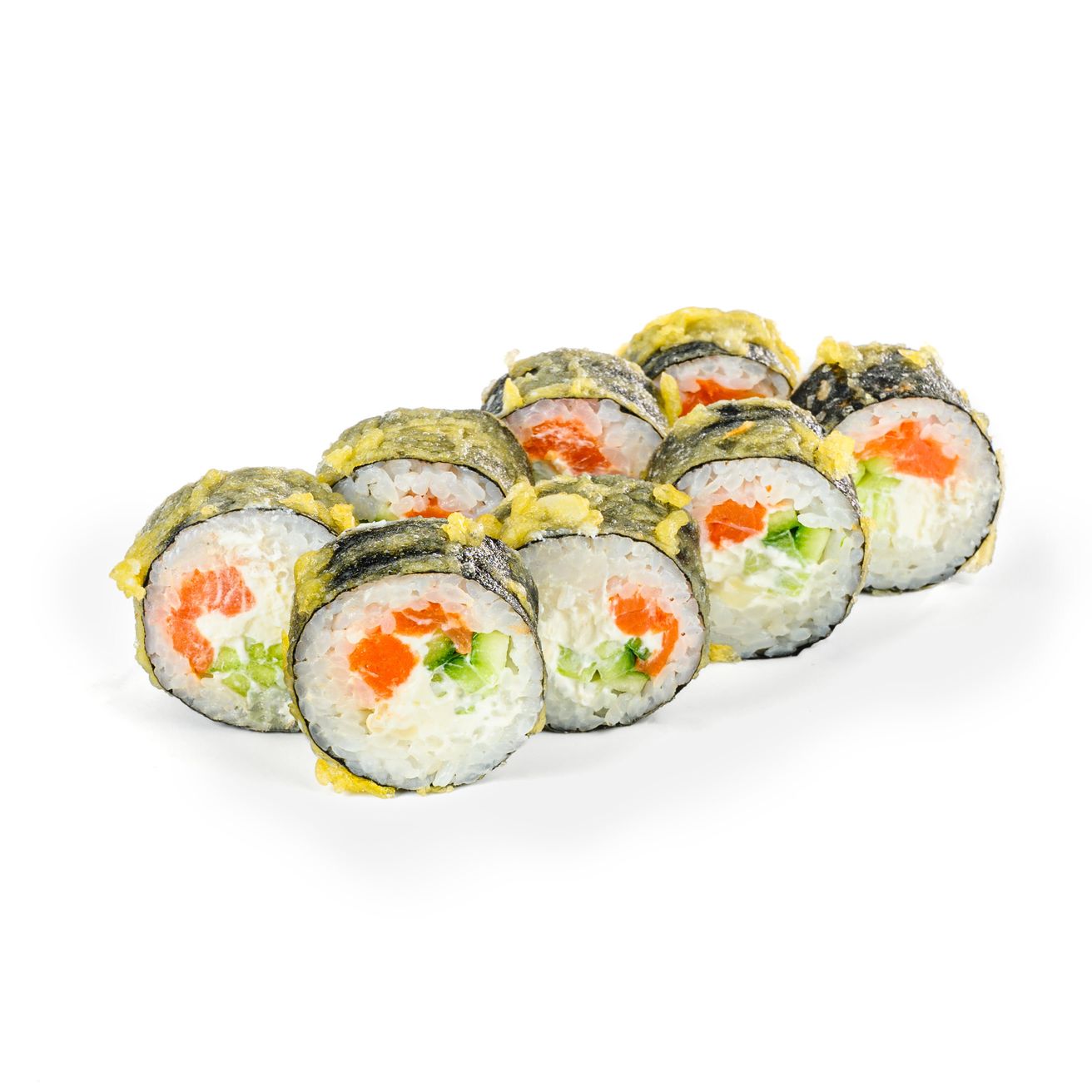 Жареный с лососем 8 шт