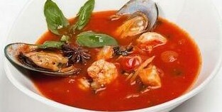 Суп с морепродуктами