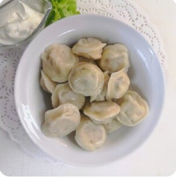 Пельмени Русские со сметаной