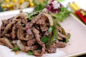 Баранина с черным перцем
