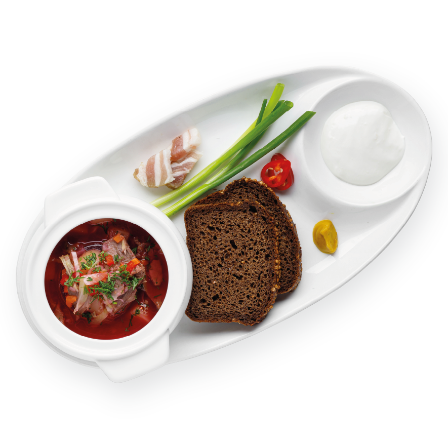Борщ с говядиной