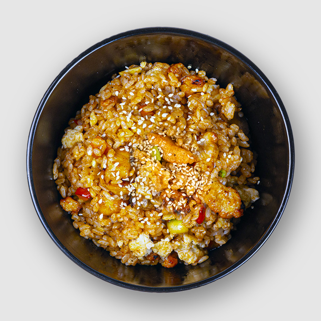 Рис по-китайски с курочкой Пикантный