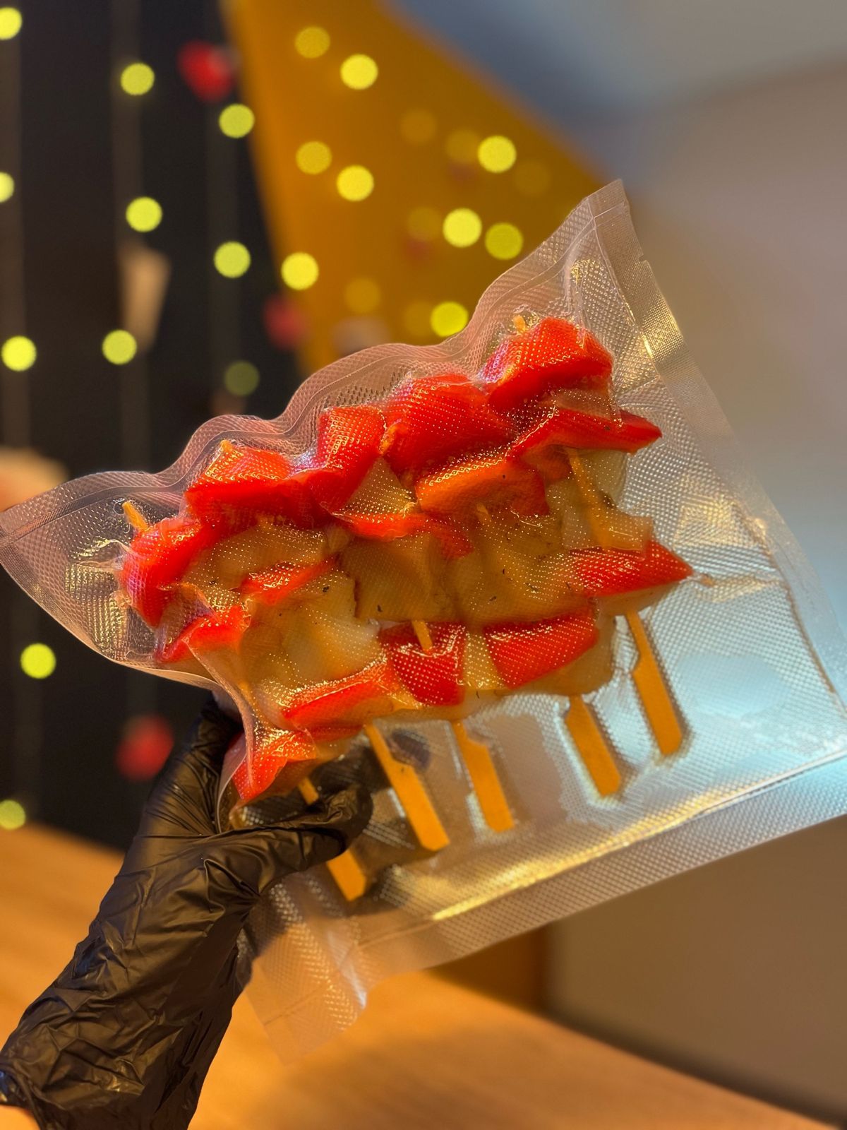 Шашлычок из кальмара