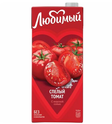 Сок Спелый томат Любимый