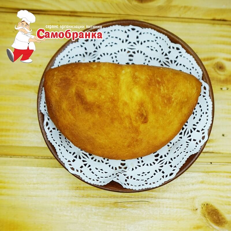 Пирожок жареный с ветчиной и сыром, 1шт.