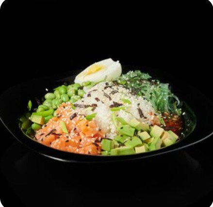 Поке с лососем