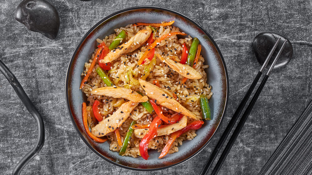Вок Курица с рисом