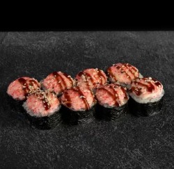 Запеченный с мидиями