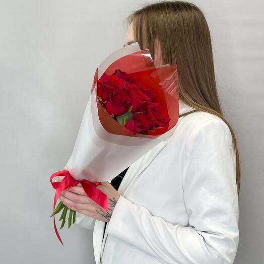 Red розы Кения 7шт (Ред Наоми)