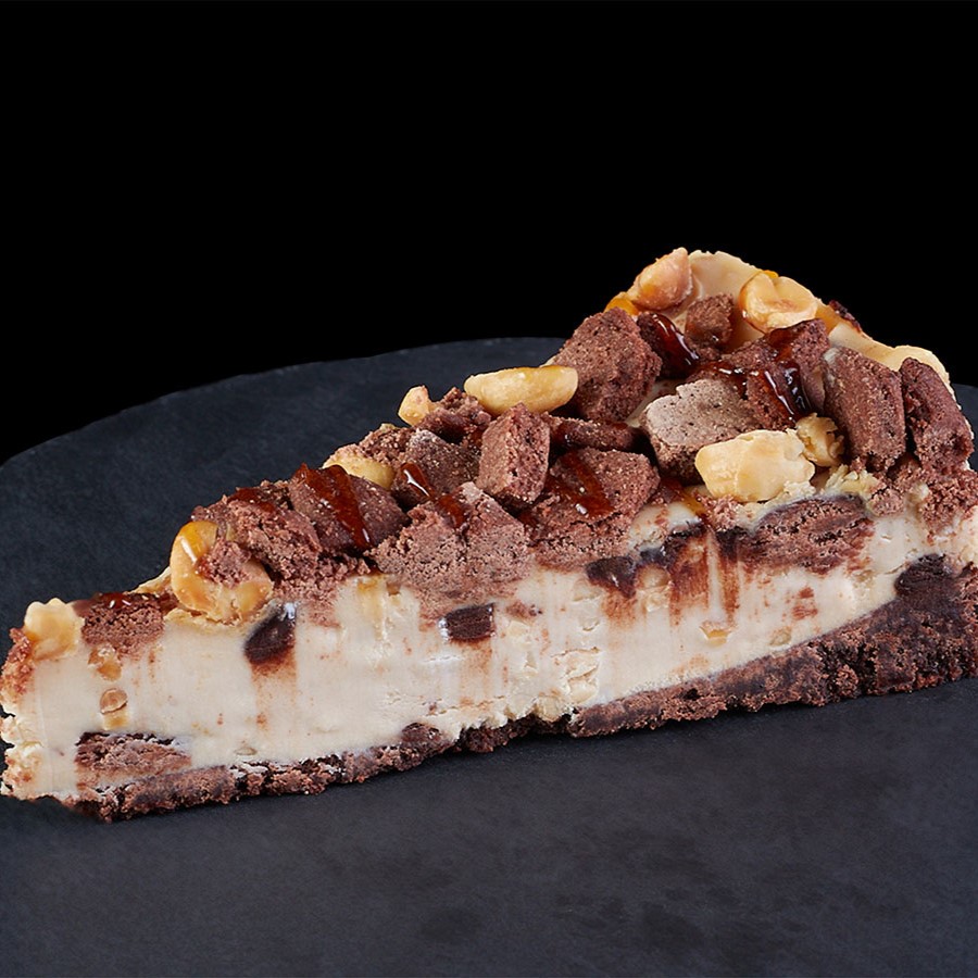 Чизкейк "Нью-Йорк" карамельный с арахисом